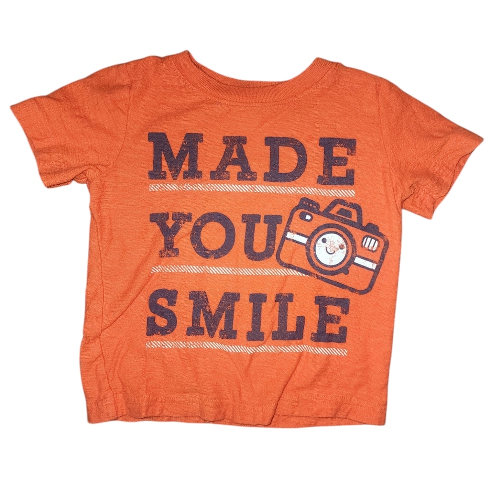 Jumping Beans 18M boys orange tee tshirt